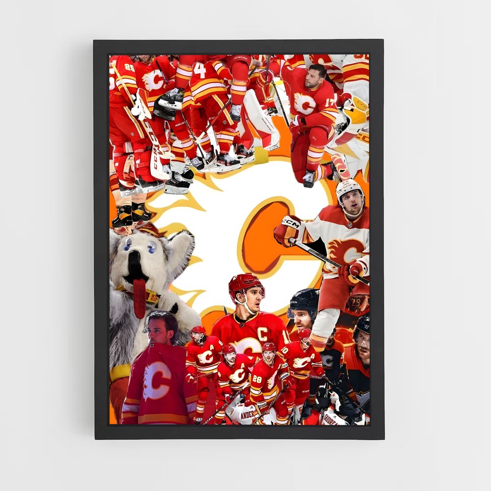 Poster Les Sentinelles de Calgary – affiche Hockey sur glace (vue 2)